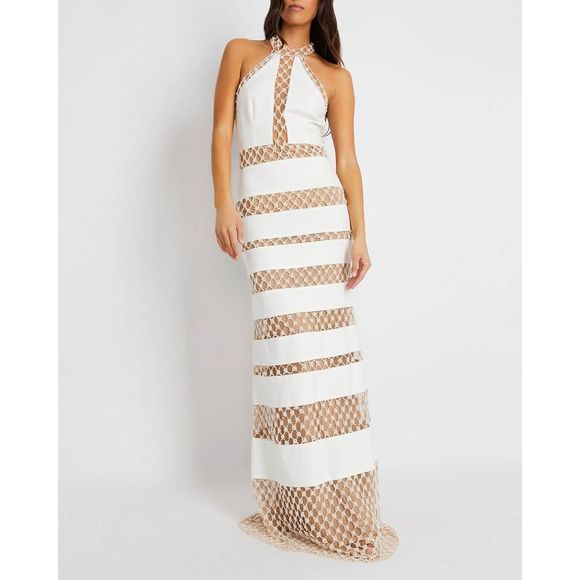 PatBO Dresses & Skirts - SOLD‼️ PATBO PEARL-BEADED MAXI DRESS
